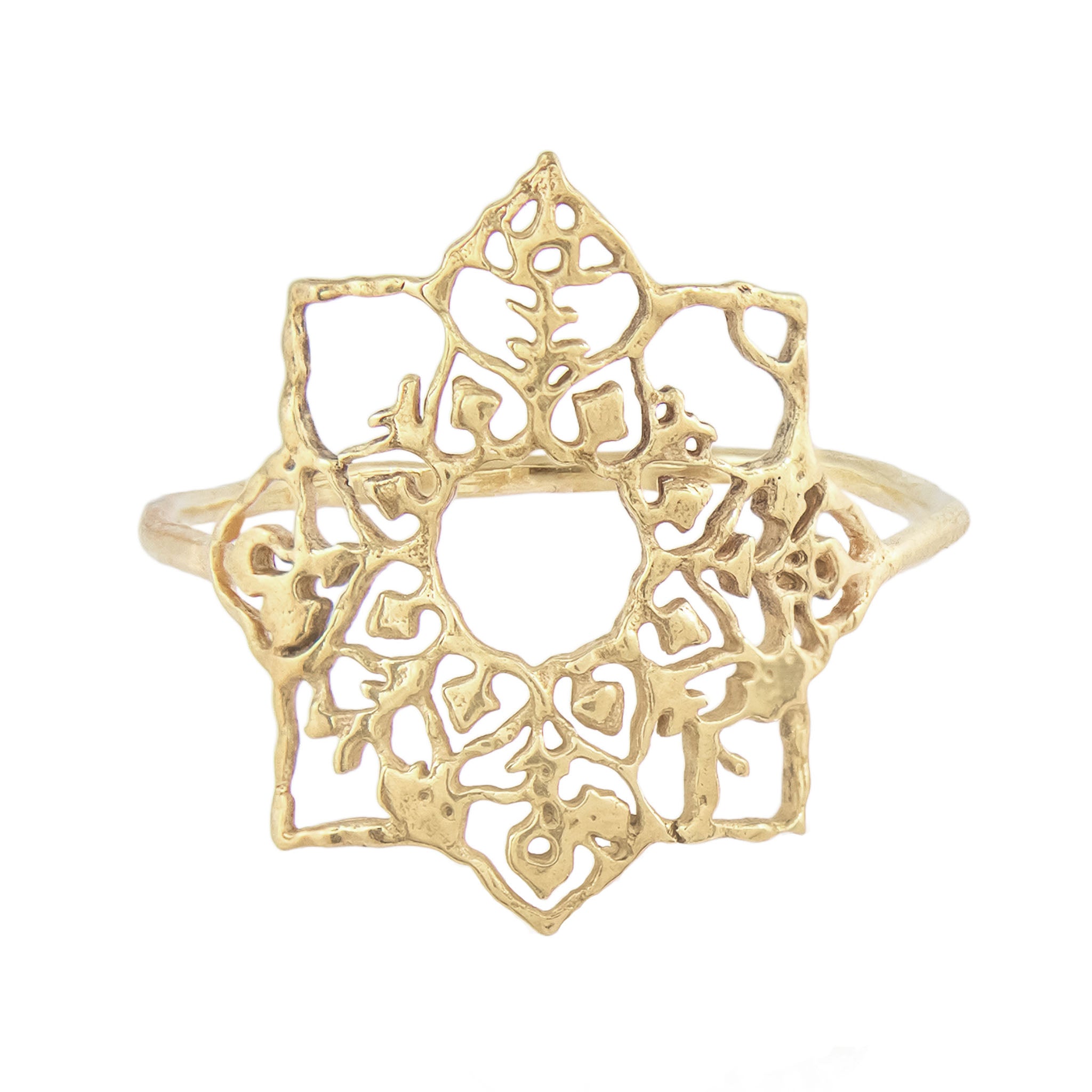 Full Bloom 9ct Recycled Gold Ring